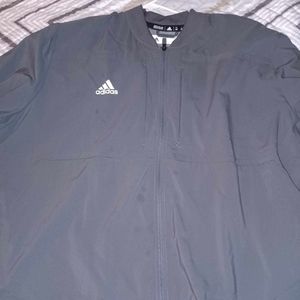 GREY ADIDAS JACKET